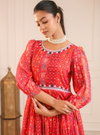 Tew Soft Muslin Flared Anarkali Dress Wholesale Clothing Distributors In India